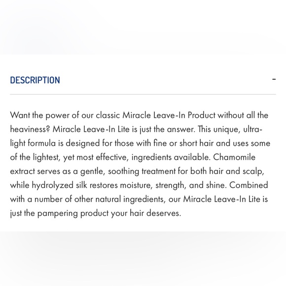 (NEW) It’s A 10 Miracle Leave-In Lite Travel Size 2  fl oz - Picture 4 of 8